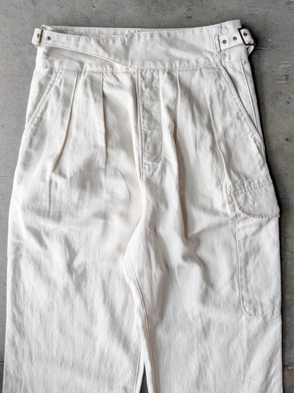 Banana Republic Heritage Explorer Pleated Buckle Cargo Pant size 6 petite NWT